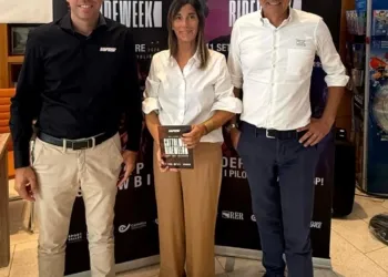 Da sinistra: amministratore delegato Wrs Zavoli, assessora Elisabetta Bartolucci e Andrea Albani