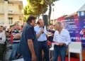 Giacomo Agostini con Fosco Rocchetta e Giancarlo Deluca