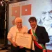 Antonio Berloni col sindaco Andrea Biancani