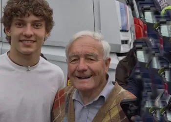 Pierino Biancospini con Kimi Antonelli