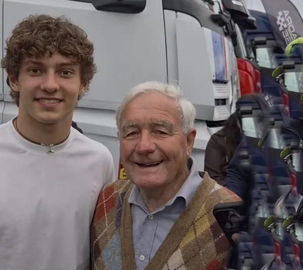 Pierino Biancospini con Kimi Antonelli