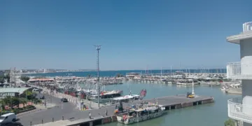 Cattolica, il porto visto da Gabicce Mare
