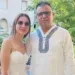 Il titolare Klodian Matija e la compagna Tina