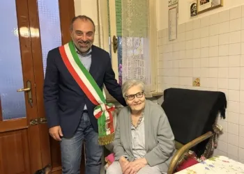 Olga Tamagnini con l'assessore Juri Magrini