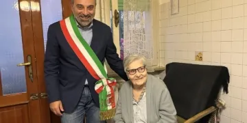 Olga Tamagnini con l'assessore Juri Magrini