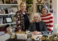 Riccarda Casadei con le figlie Lisa e Letizia