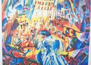 Umberto Boccioni, "La strada entra nella casa", 1911