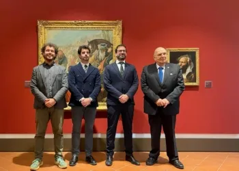 Da sinistra: Federico Mammarella, Luca Baroni, Filippo Gasperi_e Fausto Caldari