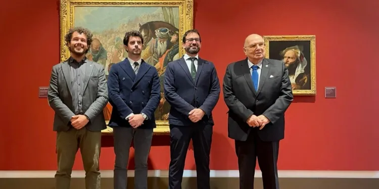 Da sinistra: Federico Mammarella, Luca Baroni, Filippo Gasperi_e Fausto Caldari