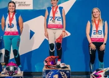 Ilaria Vanni sul terzo gradino